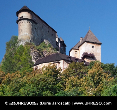Oravský hrad na vysokej skale, Slovensko